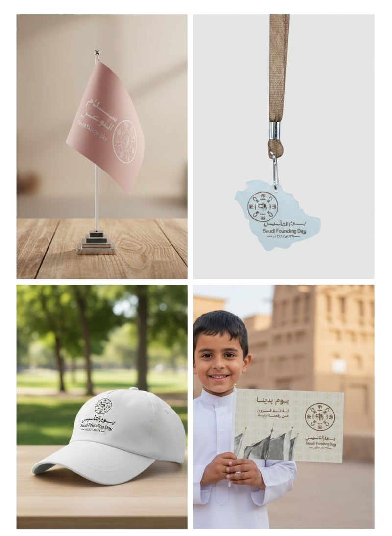 بريميم مجموعة كاملة من ٩ قطع بمناسبة يوم تأسيس المملكة العربية السعودية ١٧٢٧ - Image 3